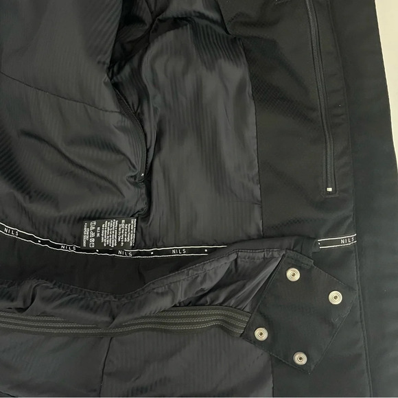 NILS Black Ski Snowboarding Jacket - Picture 15 of 16